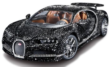 Bburago 1:18 LIMITÁLT Bugatti Chiron Crystal verzió